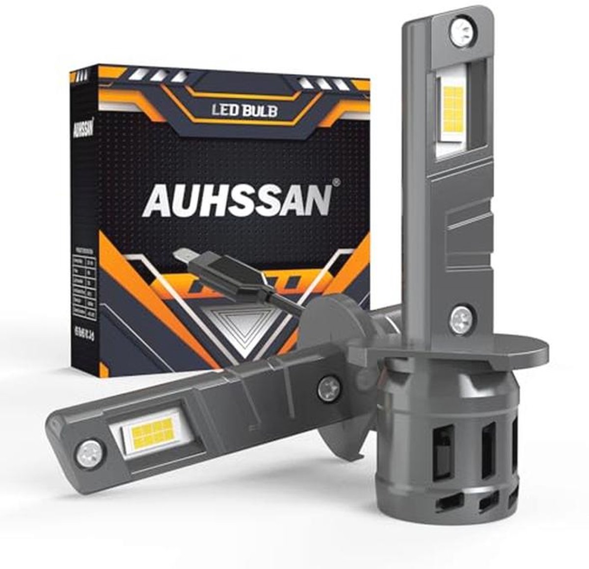 LED Autolampen 80 W, 16.000 lm, Koudwit, 500% Helderheid - Plug-and-Play Halogeen Vervanglampen (Set van 2)