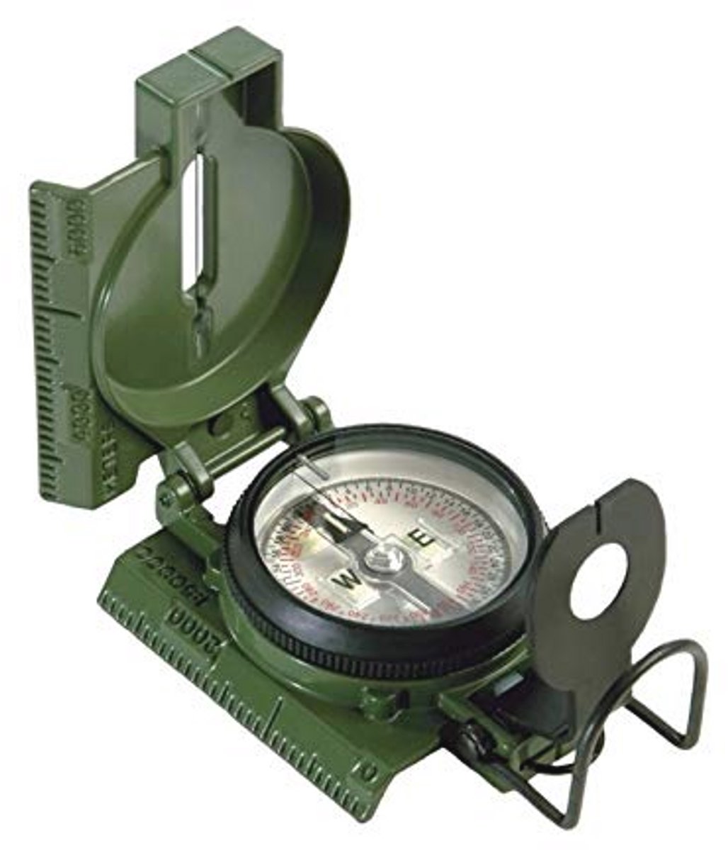 Tritium Lensatic Kompas - Waterdicht, Nauwkeurig & Handheld Kompas voor Hiking, Camping, Navigatie en Overleven