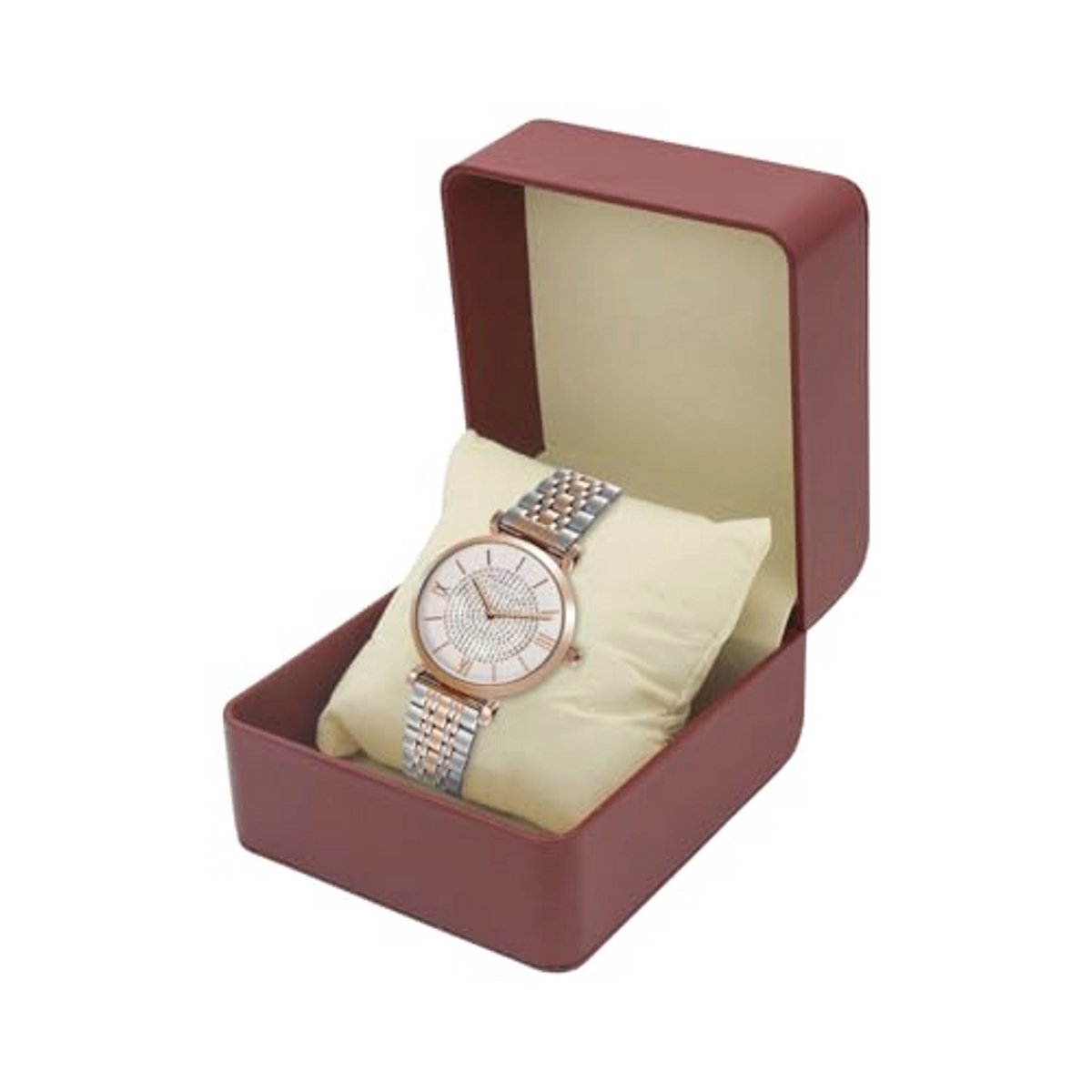 Horlogedoos voor Heren en Dames - Individuele Horlogeopslag met Afneembaar Kussen - PU-Leer - Draagbare Horlogehouder