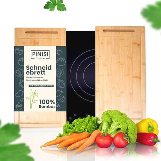 Couvercles en céramique en 2 parties pour plaques à induction - Résistants à la chaleur, antidérapants, protection universelle pour plaques de cuisson