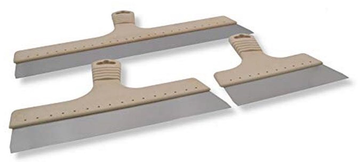 Set van 3 Vlakspatels met Waterafstotende Handgreep - 200, 300, 450 mm