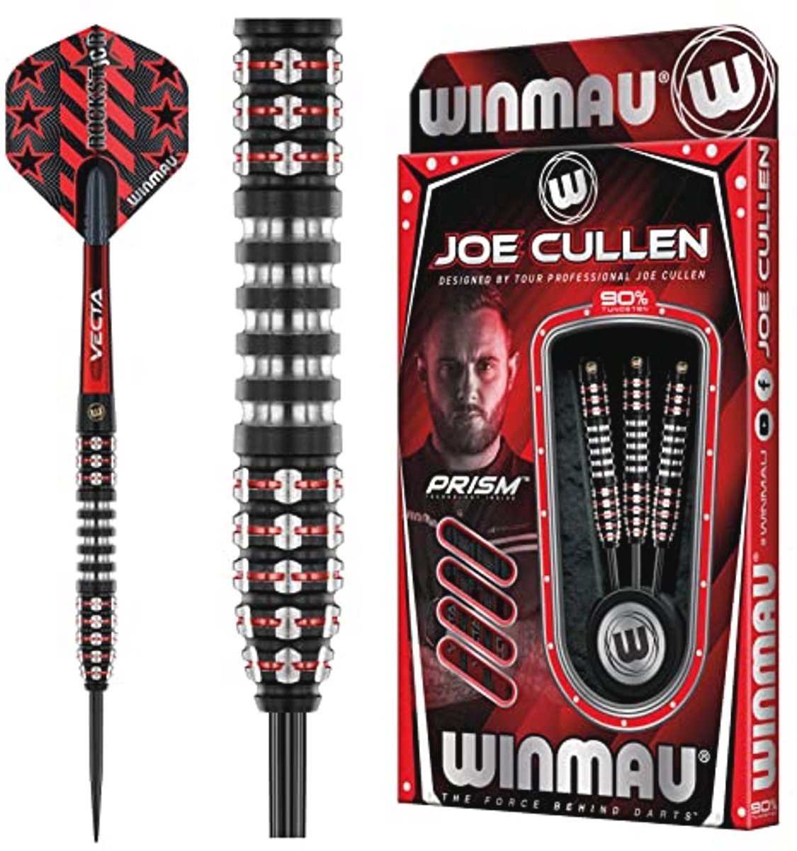 Professionele Steeltip Tungsten Darts 21 Gram Set met Flights en Stems