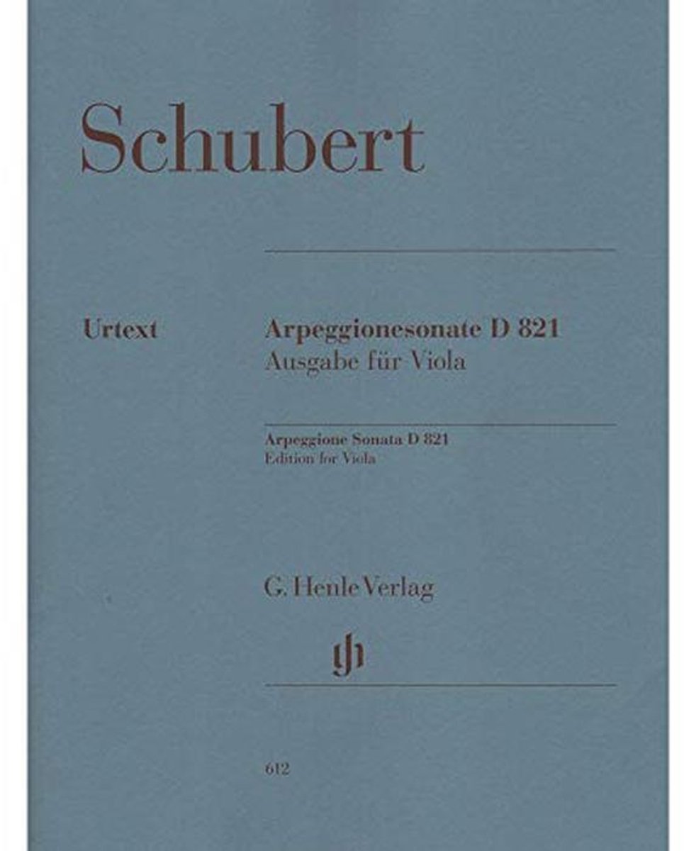 Piano Sonata in A Minor D 821 for Viola and Piano