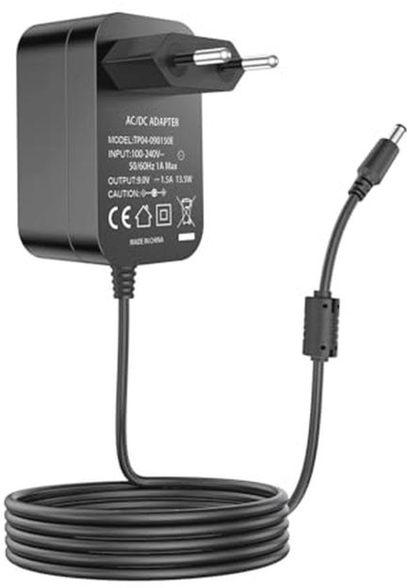 9V Voeding Adapter voor Bewakingscamera's - AC naar DC 9V Adapter voor Tapo C100, C200, C310, TC60, TC70
