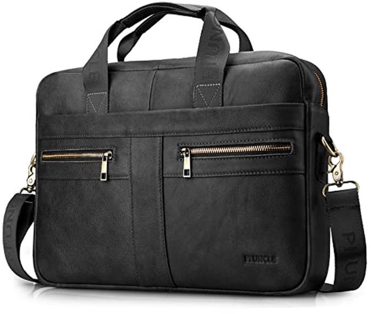 Leren Laptoptas voor 15,6 inch - Zakelijke Schoudertas