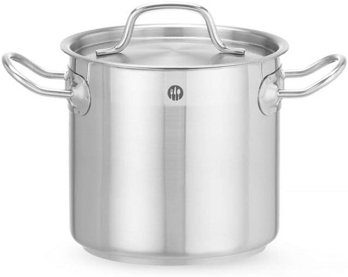 Professionele Kookpan met Deksel - Hoog Model - 3 Liter