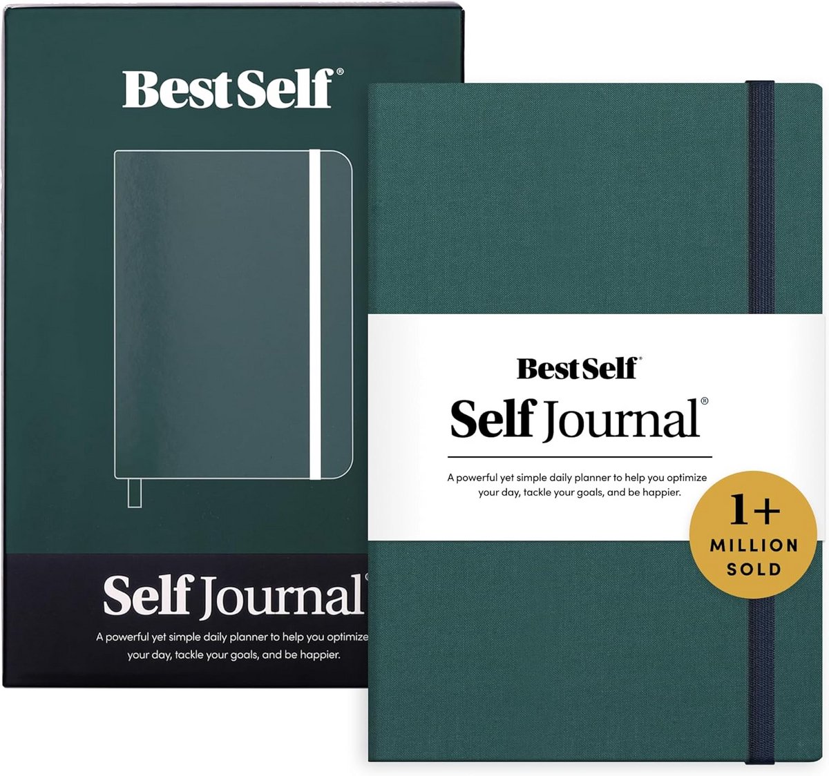 BestSelf 13 weken zelfdagboek en doelplanner - ongedateerd dagelijks ADHD-vriendelijk dagboek voor mannen en vrouwen | Productiviteit, dankbaarheid, reflectie en gewoontetracker | 2026 Life Organizer