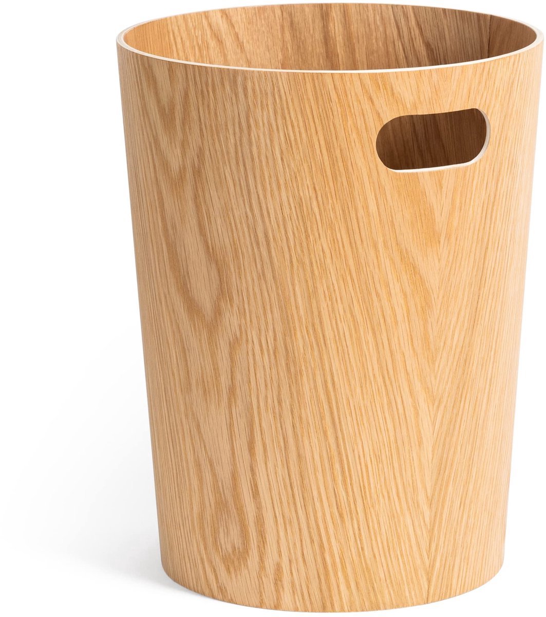 Stunq® Stijlvolle Houten Afvalemmer voor Elk Interieur met Ontwerp