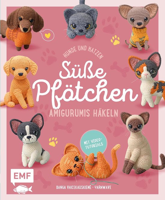 Süße Pfötchen – Hunde und Katzen als Amigurumis häkeln - cover
