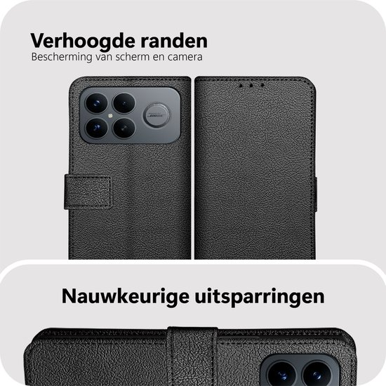 Jasonyu Hoesje voor Xiaomi Poco F8 Ultra Hoes Book case, Premium Lederen Flip Wallet Telefoon Case [Kickstand]Hoogwaardige cover mobiele telefoon case geval beschermhoes (Bruin