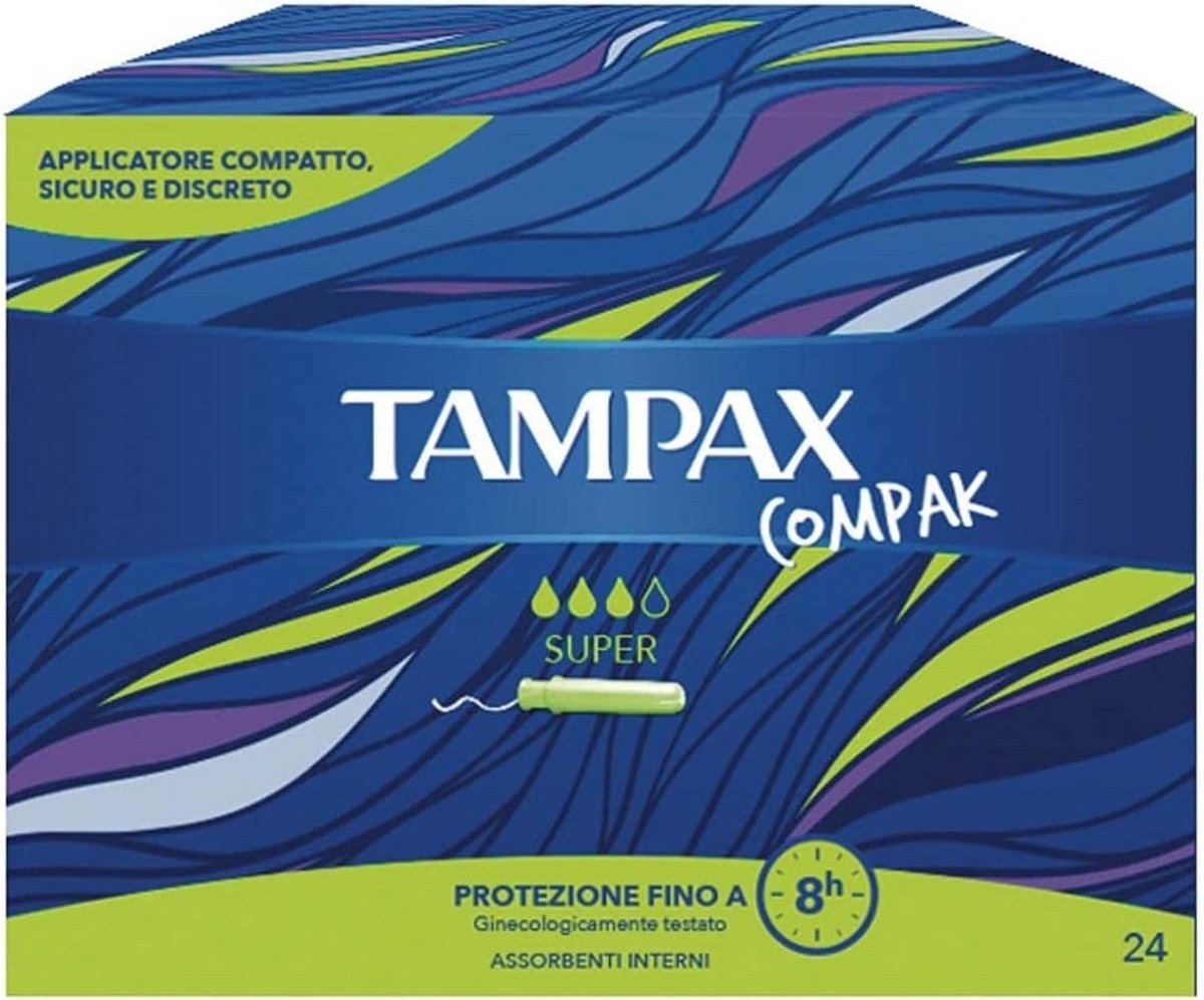 Inlegkruisjes met Applicator, Super Absorptie, 24 Stuks