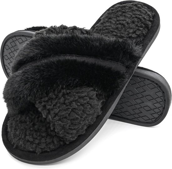 Hot Potatoes 73884 Pantoffels Dames Open sloffen met antislip zool