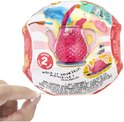 Verpakking van Serie 2 'Mold It Yourself' knutselset met een roze theepot en glitters.