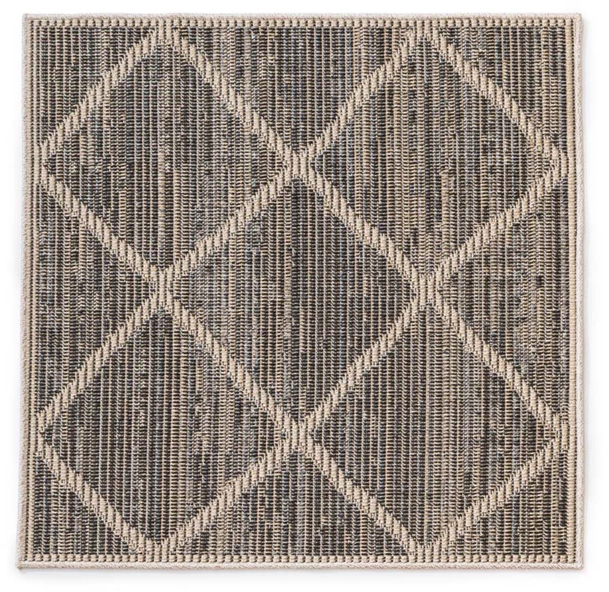 Vierkant jute buitenkleed - Sunny naturel 100x100