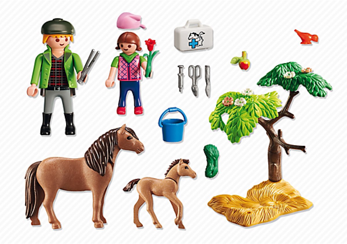 PLAYMOBIL Dierenarts met pony's - 6949 — afbeelding 8