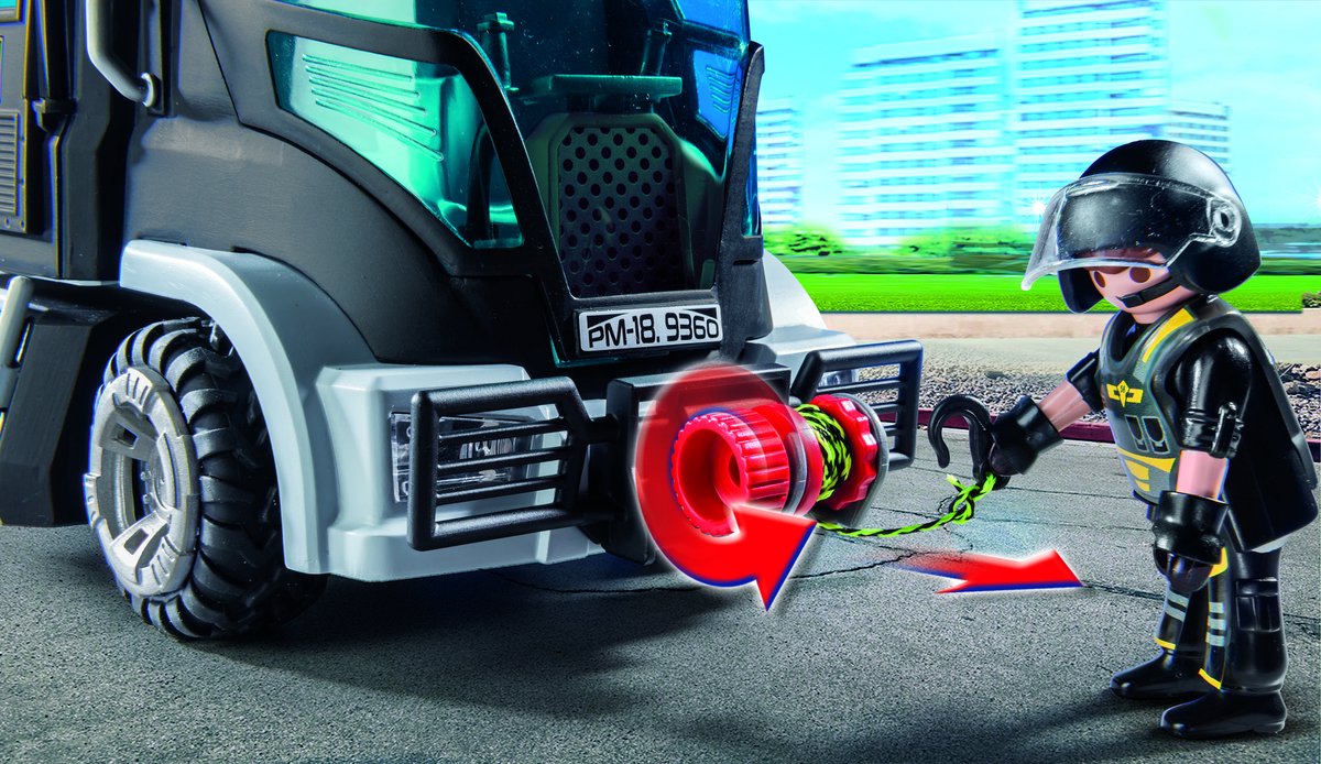 PLAYMOBIL City Action SIE-truck met licht en geluid - 9360 — afbeelding 3