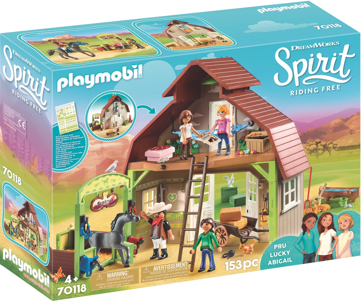 PLAYMOBIL Spirit Schuur met Lucky, Pru en Abigail - 70118 — afbeelding 11