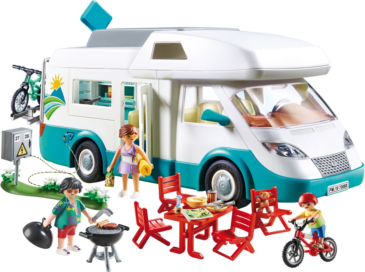 PLAYMOBIL Family Fun Mobilhome met familie - 70088 — afbeelding 17