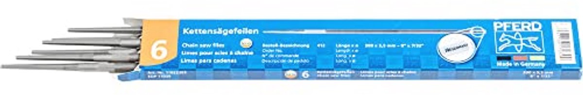 Kettingzaagmappen 6 stuks 7/32 inch diameter 20,3 cm voor nauwkeurig slijpen