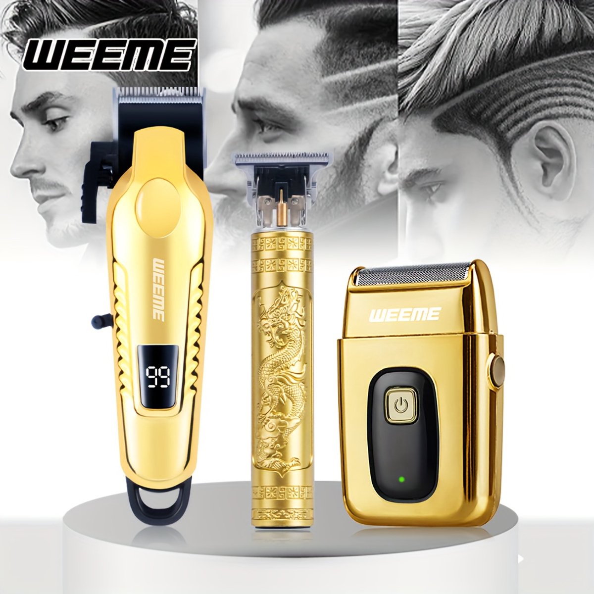 tondeus - Scheerapparaat - baardtrimmer - 3-delige - afbeelding 2