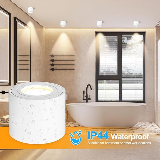 Module LED De Rechange Briloner 10.5W 1000lm - Blanc Chaud 3000K, Dimmable, Pour Encastrés