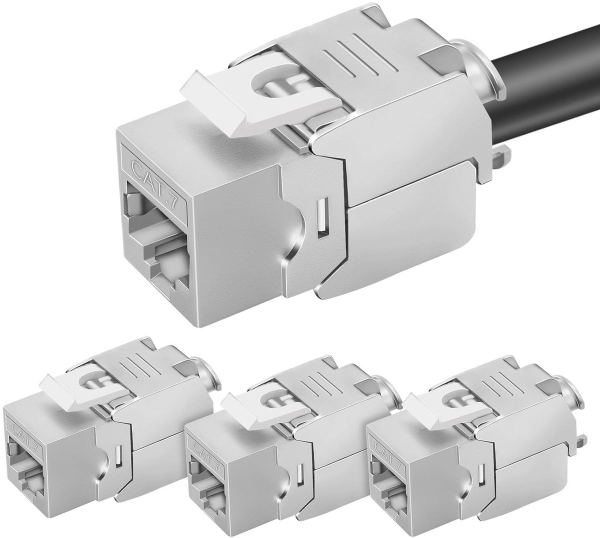 Keystone RJ45 Module 10 Gbit/s - CAT 7 - Tool-Free - LSA - Fully Shielded