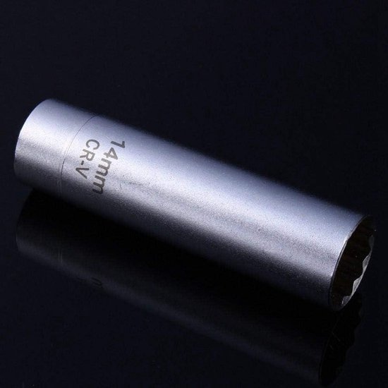 14 Mm Dunwandige Bougiesocket – 3/8" Aandrijving, 12-punts, Met Bladveerhouder, Voor BMW, Mercedes, VW En Meer