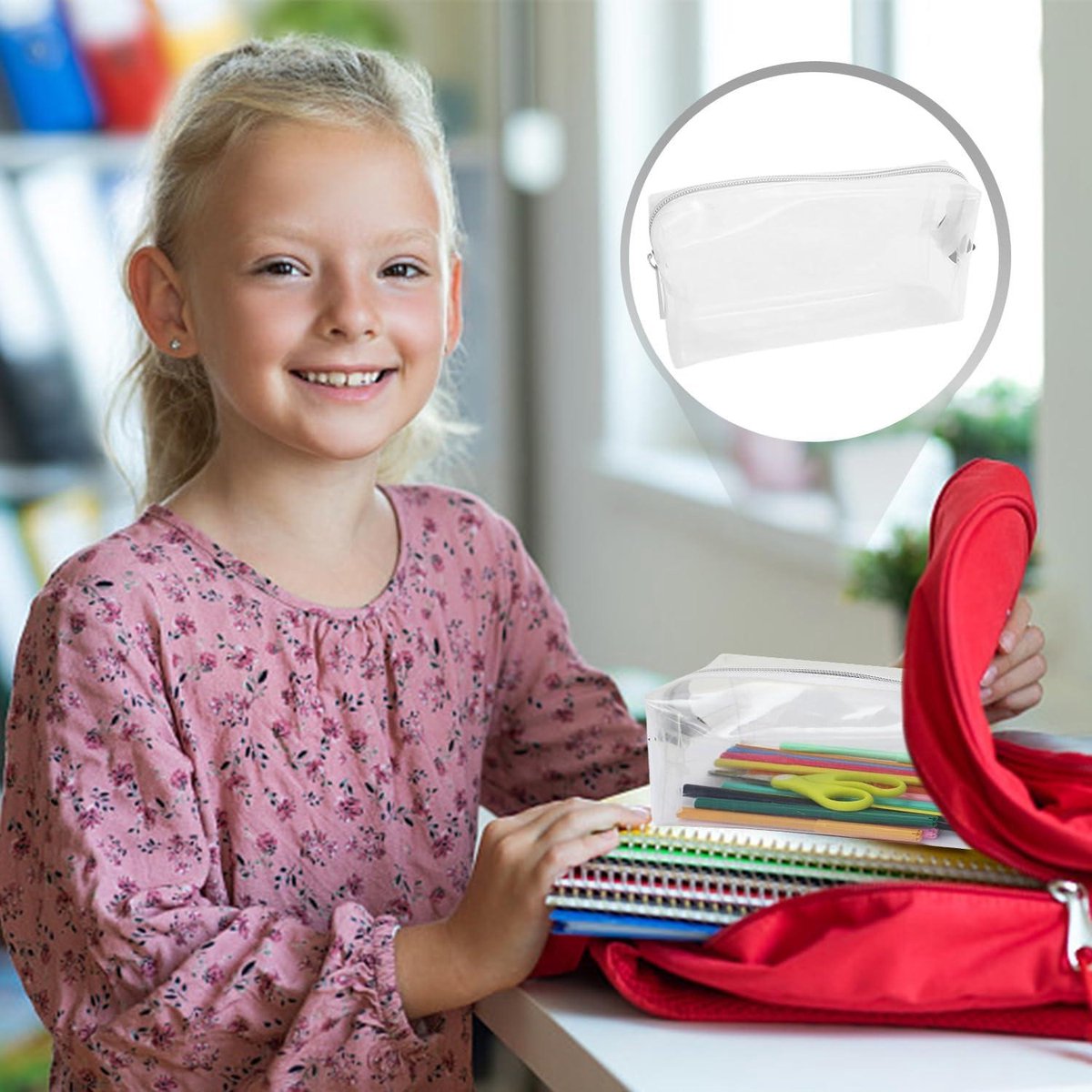 E-Ambar - Transparante make-uptassen voor reizen en opbergen van reisbenodigdheden