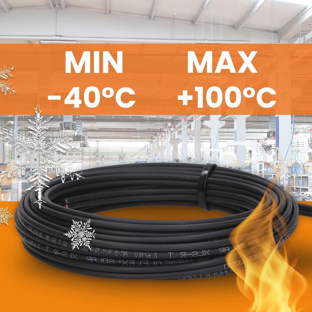 Zonnecable 10 meter 2x4mm²