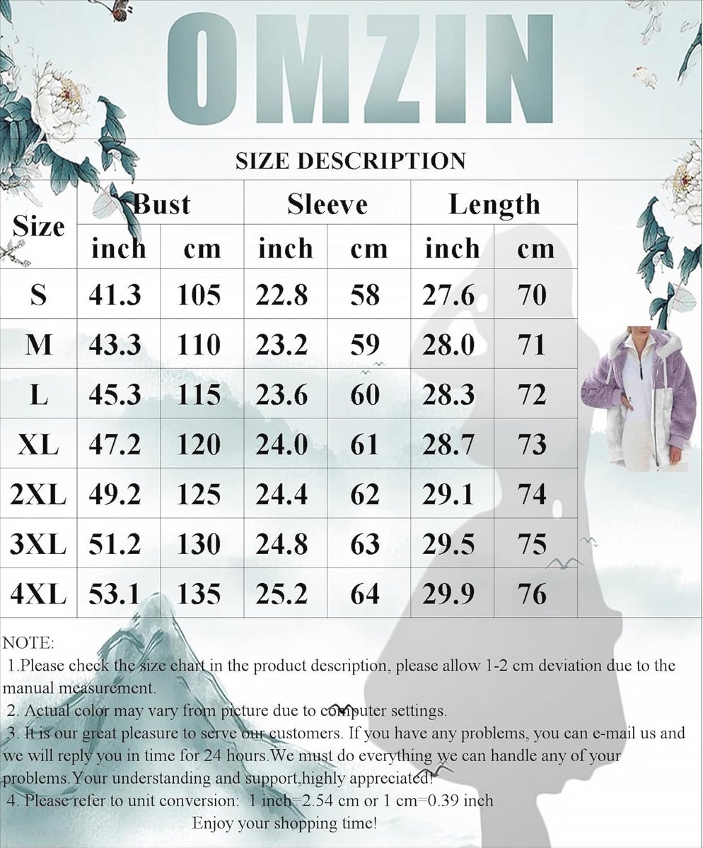 Dames Casual Fuzzy Fluffy Hoodie – Warm, Stijlvol, Effen Kleur Zip Jas met Zakken