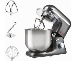Kneedmachine 8L - meerdere accessoires, 1800W, ideaal voor deeg en meer