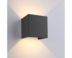 Waterdichte Led-wandlamp 12 W met Verstelbare Stralingshoek IP65 voor Binnen en Buiten