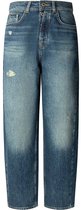 Pepe Jeans Addison Barrel Hoogzittende Jeans Blauw 26 / 30 Vrouw