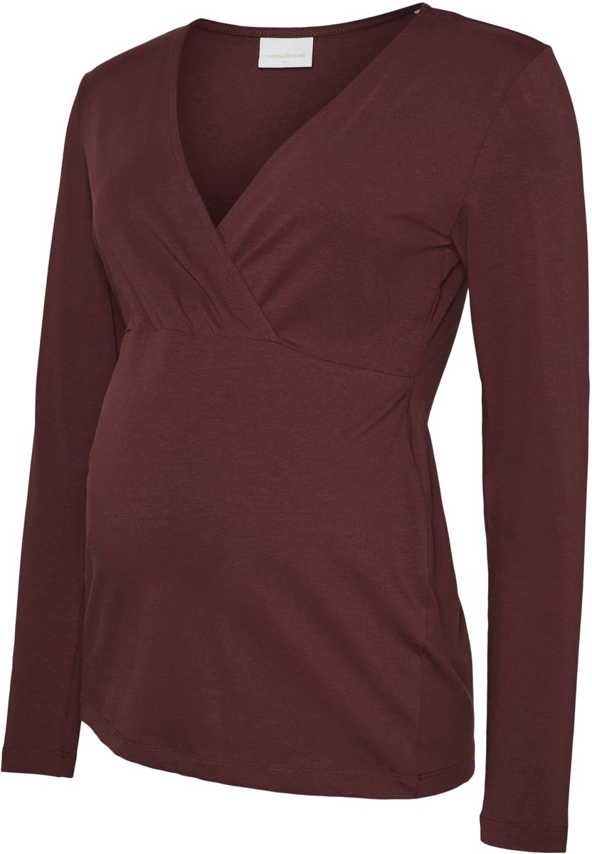 MAMALICIOUS - MLKERRIE TESS LS JRS TOP 2-P NOOS - Dames - Blouses