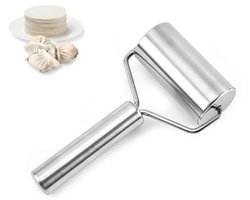 Kleine deegroller van roestvrij staal - ideaal voor fondant, pizza, cake, pastadeeg en kruimeldeeg