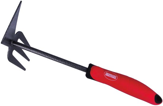 Tuinieren Vork Set met ABS-handvat en Stalen Behuizing - 33 cm - Rood-Zwart van Merkloos	 — afbeelding 4