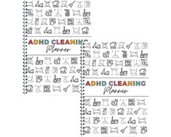 2-pack Huishoudelijke Schoonmaakplanner en Checklist Organizer