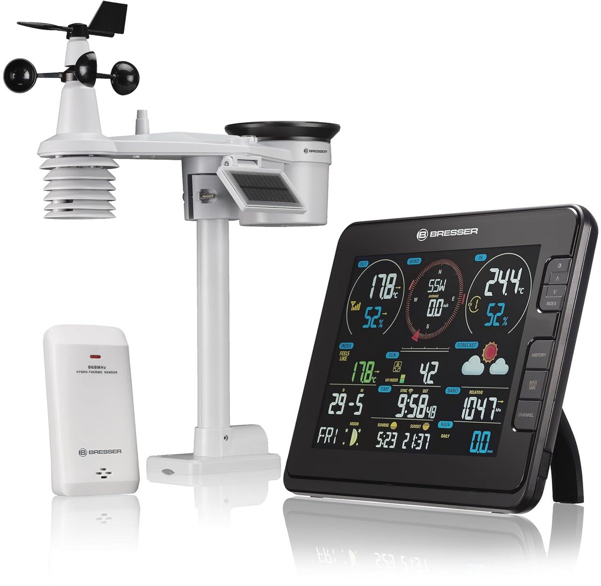 Draadloos Weerstation 7-in-1 met Wi-Fi Verbinding