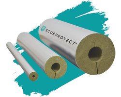 Buisschaal van Steenwol met Aluminium Coating - Isolatie voor Verwarming en Waterleidingen