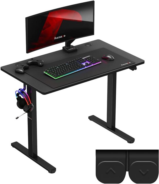 BEXEVUE Elektrisch bureau, in hoogte verstelbaar, 100 x 60 cm