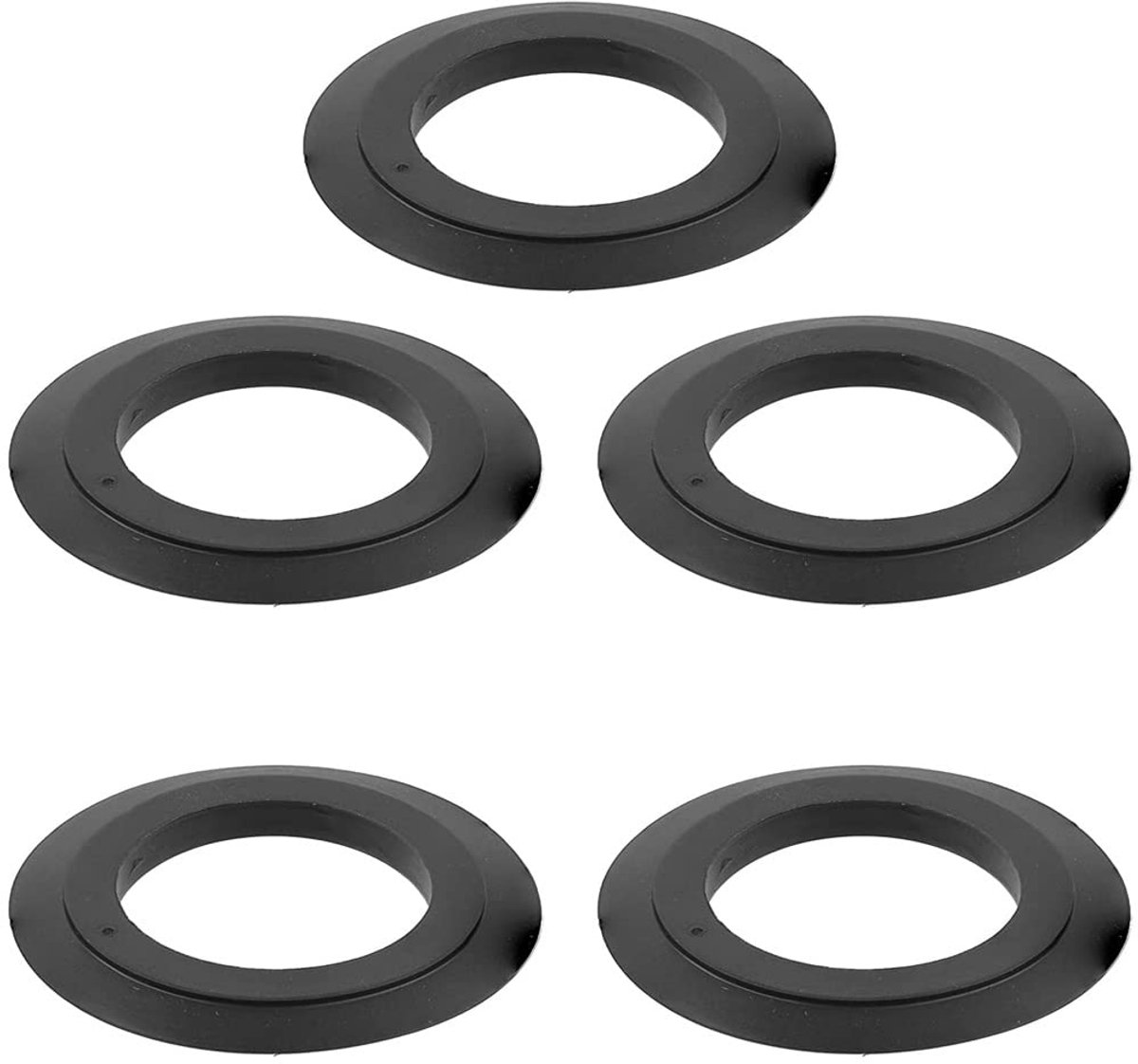 5 x Rubberen vervangingsafdichting, alleen afdichting, voor zeefmandjes van Ø 83-78 mm, reserveonderdeel voor onze keukenkraan Afsluitklep Afvoerafdichting Klepafdichting Klepafdichting