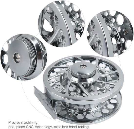 Hoogwaardige Aluminium Vliegvis Reel 9/10 Zoutwater Visreel — afbeelding 5