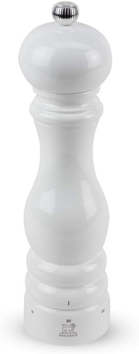 Zoutmolen Wit Gelakt Hout - 22 cm met U-Select Maalsysteem