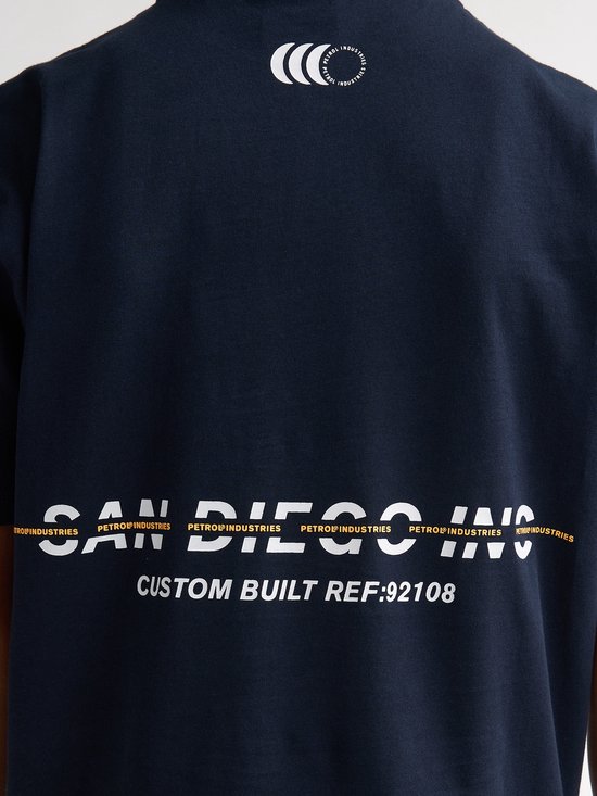 Petrol Industries - Jongens T-shirt met print Bala - Blauw - Maat 176