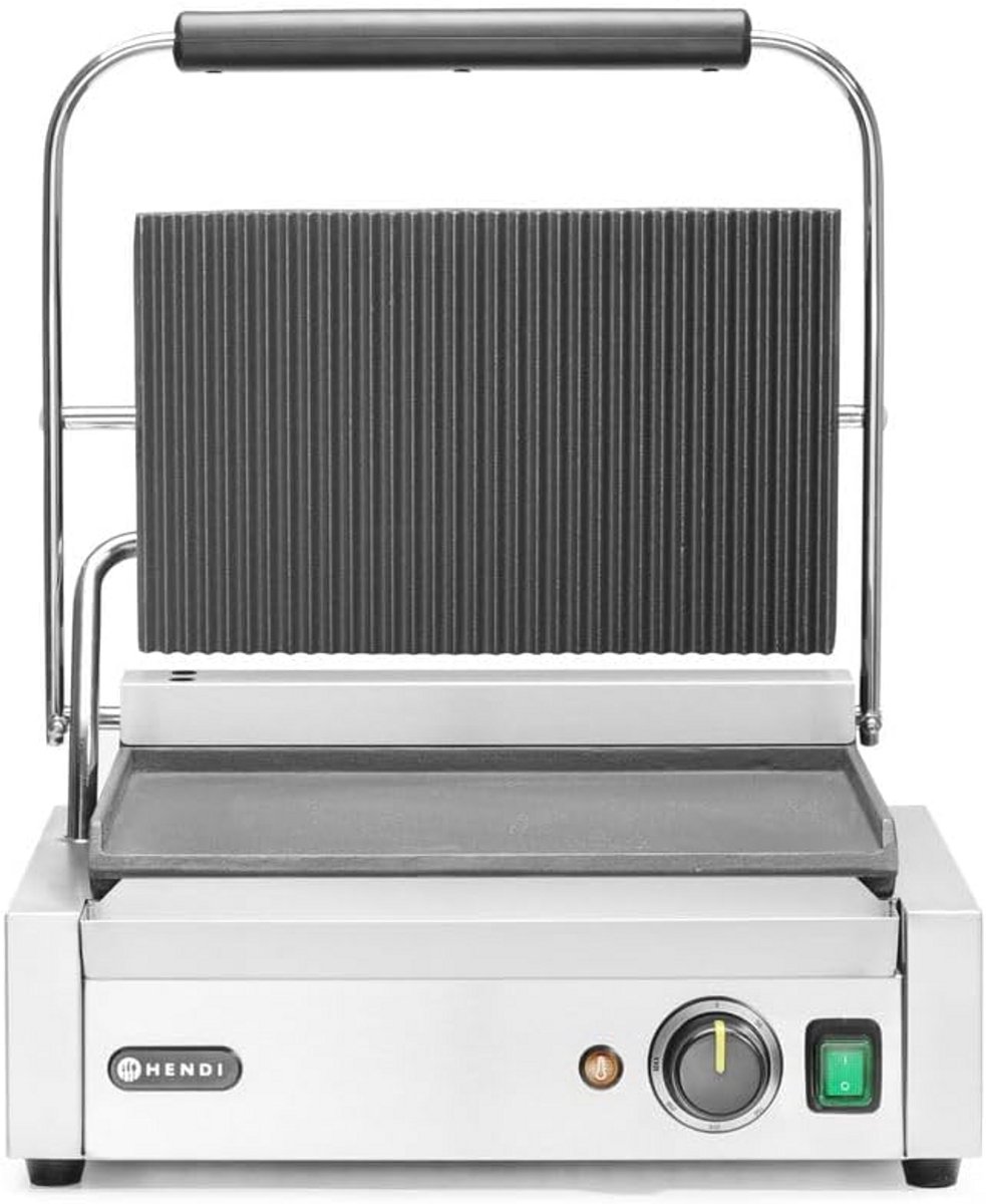 Professionele Contactgrill - Geribbeld en Glad Oppervlak - Tot 300°C