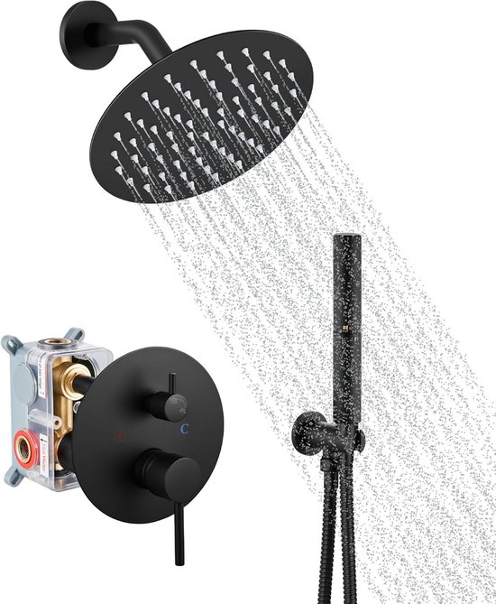 Fortifura Calvi Bidet Handdouche - zwart mat - SW970016
