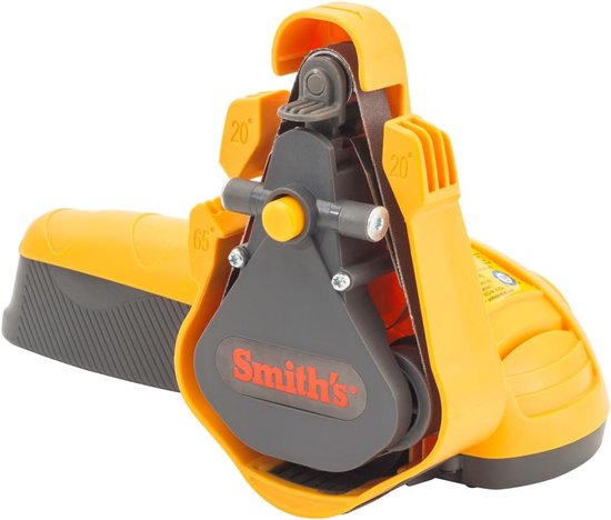 4 in 1 Messenslijper - Geïntegreerde Wetsteen - RVS - Antislip - Zwart 4 in 1 Messenslijper - Geïntegreerde Wetsteen - RVS - Antislip - Zwart
