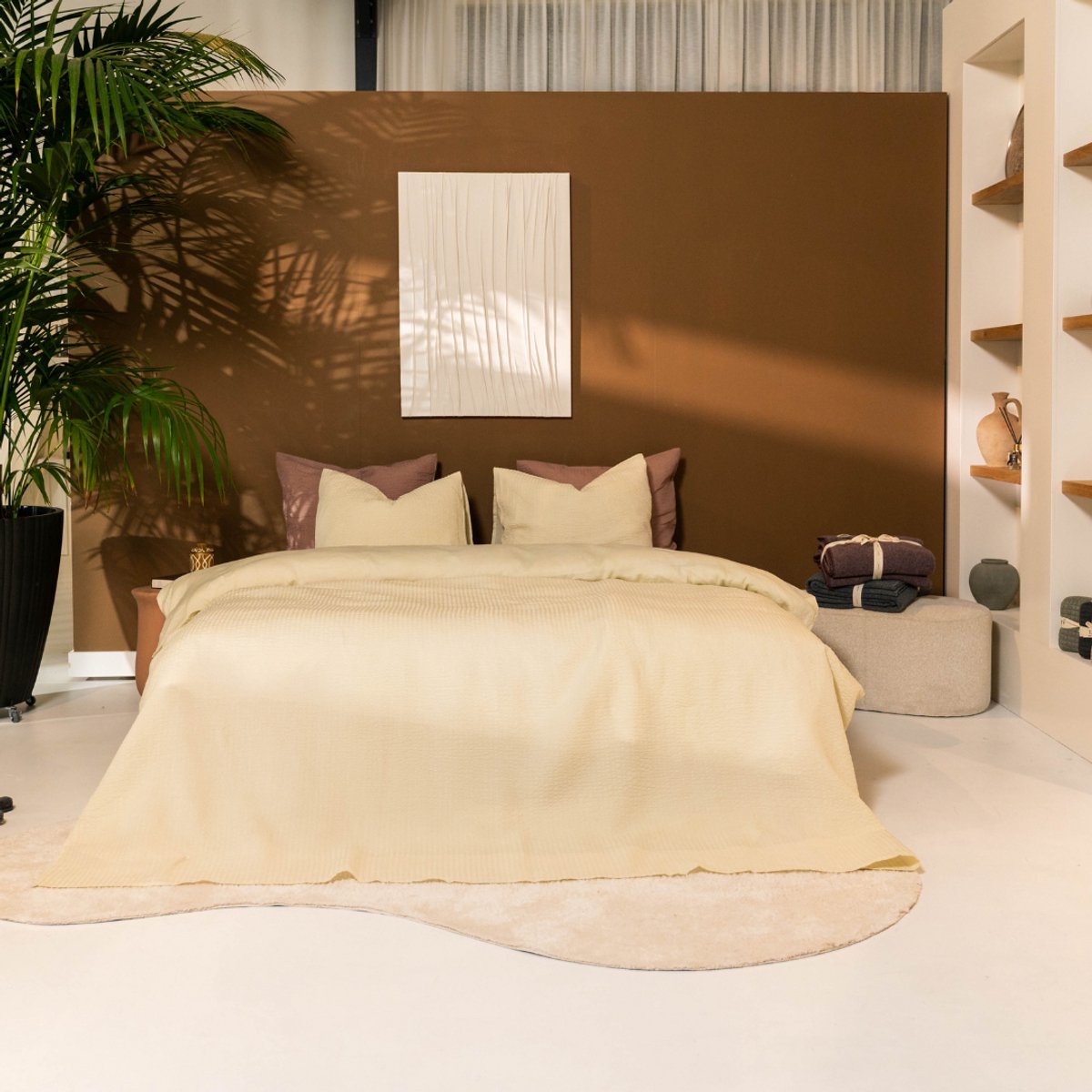 kayori Ochi Dekbedovertrek Tencel - 240x200-220 + 2 slopen - Lits-jumeaux - Zacht & Verkoelend - Offwhite
