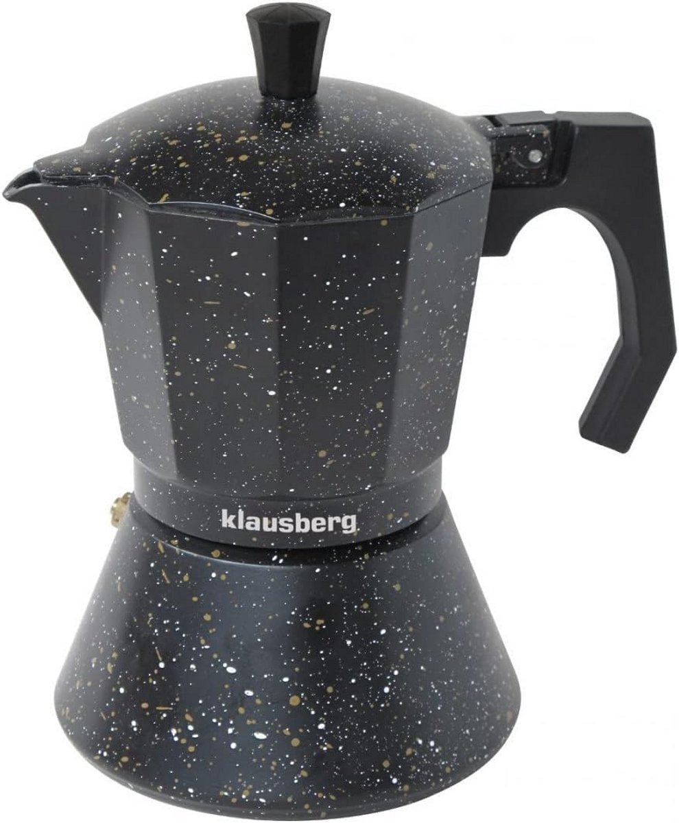 Moka Express Espressomachine voor 6 kopjes, geschikt voor alle warmtebronnen