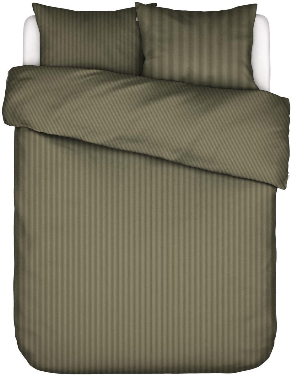Essenza Coletta Dekbedovertrek Mosgroen - Tweepersoons – 200x200/220 cm